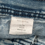 Key Carpenter Jeans - 34W 32L Blue Cotton