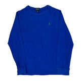 Polo By Ralph Lauren Long Sleeve T-Shirt - XL Blue Cotton