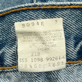 Levis Denim Shorts - 28W 10L Blue Cotton