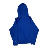 Reverse Weave Champion Hoodie - Small Blue Cotton