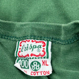 Blank Crispa Single Stitch T-Shirt - XL Green Cotton