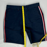 Tommy Hilfiger Chino Shorts - 32W 9L Navy Cotton Blend
