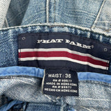 Phat Farm Denim Shorts - 36W 13L Blue Denim