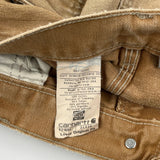 Made In USA Carhartt Double Knee Carpenter Pants - 31W 30L Brown Cotton