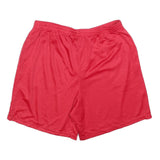 STARTER Mens Red Casual Polyester Mesh Shorts XL W34 Sports Activewear