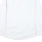 BOSS Mens White Plain Cotton Blend Shirt M Classic Formal Long Sleeve Button