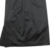 COAST Womens Black Pleated Midi Polyamide Blend Skirt UK 10 Elegant Office Wear