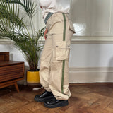 Touch Cargo Trousers - 31W UK 12 Beige Cotton Blend