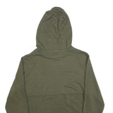 PUMA Mens Green Hoodie M Cotton Blend Pullover Casual Sportswear