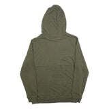 PUMA Mens Green Hoodie M Cotton Blend Pullover Casual Sportswear
