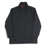 FILA Mens Black Zip Jacket M Polyester Blend Plain Casual Sportswear