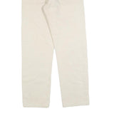 LEVI'S Mens Cotton White Regular Fit Straight Leg Trousers W32 L29 Casual