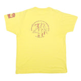 SCREEN STARS Mens Yellow WPMT43 Graphic T-Shirt XL Short Sleeve Crew Neck