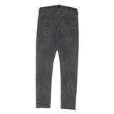 LEE Mens Slim Black Jeans Denim W28 L29 Classic Zip Pockets Comfort Style