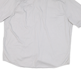 WRANGLER Mens White Short Sleeve Shirt 2XL Cotton Blend Casual Button Pocket