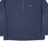 THE NORTH FACE Mens Navy Blue Patterned Pullover Crew Neck Basic Knit Jumper L