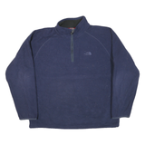 THE NORTH FACE Mens Navy Blue Patterned Pullover Crew Neck Basic Knit Jumper L
