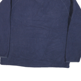 THE NORTH FACE Mens Navy Blue Patterned Pullover Crew Neck Basic Knit Jumper L