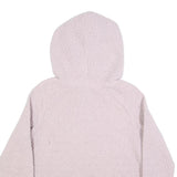 CALVIN KLEIN PERFORMANCE Womens Pink Hoodie S Sherpa Fleece Pullover Hooded
