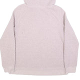 CALVIN KLEIN PERFORMANCE Womens Pink Hoodie S Sherpa Fleece Pullover Hooded