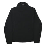BERGHAUS Womens Black Polyester Blend Fleece Jacket UK 10 Outdoor Zip Up