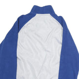 REEBOK Womens Blue & White Colts Zip Jacket M Polyester Sportswear Casual
