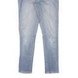 LEVI'S Womens Slim Blue Denim Medium Wash Jeans W30 L30 Slim Fit Zip Closure