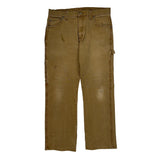 Dickies Carpenter Pants - 34W 31L Brown Cotton