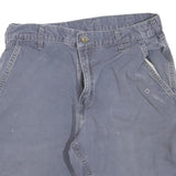 CARHARTT Mens Shorts Blue Casual Cotton Blend M W32 Workwear Durable