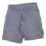 CARHARTT Mens Shorts Blue Casual Cotton Blend M W32 Workwear Durable