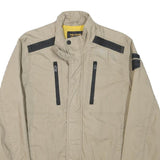 PME LEGEND Mens Beige Cotton Blend Jacket M Casual Zip Fastening Stylish