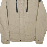 PME LEGEND Mens Beige Cotton Blend Jacket M Casual Zip Fastening Stylish