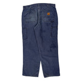 Carhartt Carpenter Pants - 36W 32L Blue Cotton Blend