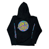 Santa Cruz Logo Santa Cruz Graphic Hoodie - Medium Black Cotton