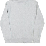 PUMA Womens Grey Cotton Blend Full Zip Hoodie S Branded Casual Zip Up