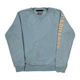 Carhartt Spellout Sweatshirt - Medium Blue Cotton