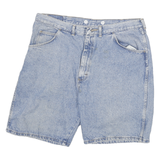WRANGLER Mens Denim Blue Casual Shorts XL W34 Classic Fit Cotton Blend