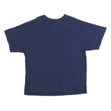 MAJESTIC Mens Navy Blue Mariners Graphic T-Shirt 2XL Short Sleeve Crew Neck