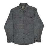 Dickies Striped Shirt - XL Blue Cotton