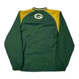 Packers Nfl Football Windbreaker - Large Yellow Polyester
