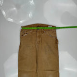 Dickies Carpenter Pants - 32W 31L Brown Cotton
