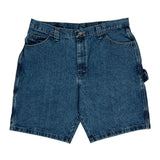 Wrangler Carpenter Shorts - 36W 10L Blue Cotton