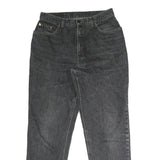 LEVI'S Mens Regular Black Denim Raw Jeans W33 L31 Classic Cotton Blend Button