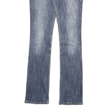LEE Womens Jeans Blue Slim Straight Denim Medium W30 L34 Classic Fit Zip Closure