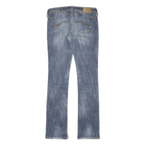 LEE Womens Jeans Blue Slim Straight Denim Medium W30 L34 Classic Fit Zip Closure
