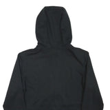 NIKE Mens Black Hoodie S Cotton Blend Full Zip Sportswear Casual