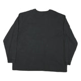 CARHARTT Mens Black Long Sleeve Crew Neck Pocket T-Shirt 2XL Cotton Blend