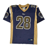 Age 8, Rams Adidas Nfl Football Jersey - Medium Gold Polyester