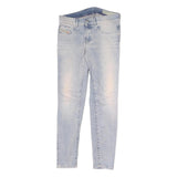 DIESEL Womens Slim Light Blue Denim Jeans W30 L27 Stylish Zip Closure