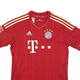 ADIDAS Boys Red Bayern Munchen Shaqiri Football Shirt XL Short Sleeve V-Neck